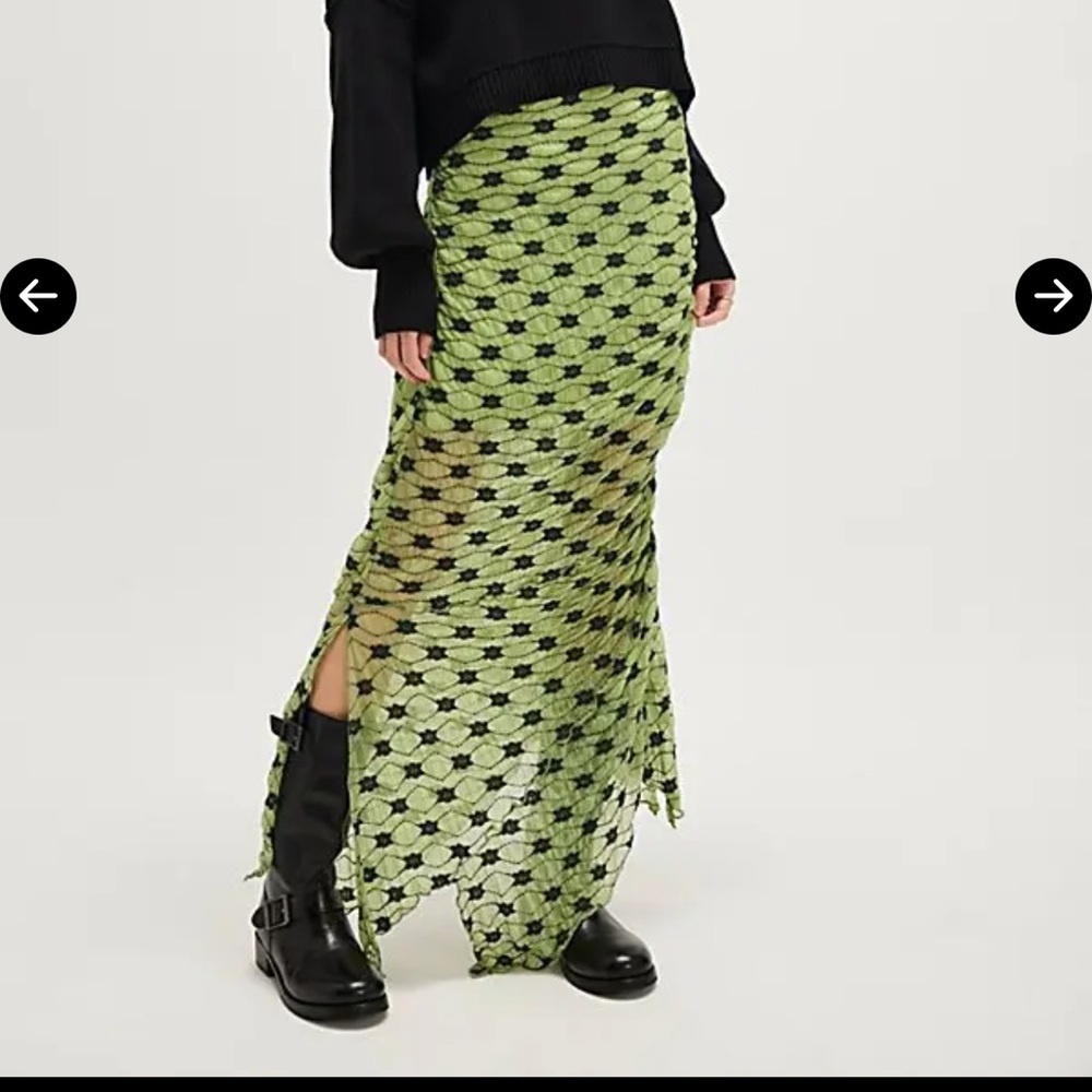 Free People Margot Maxi Skirt
